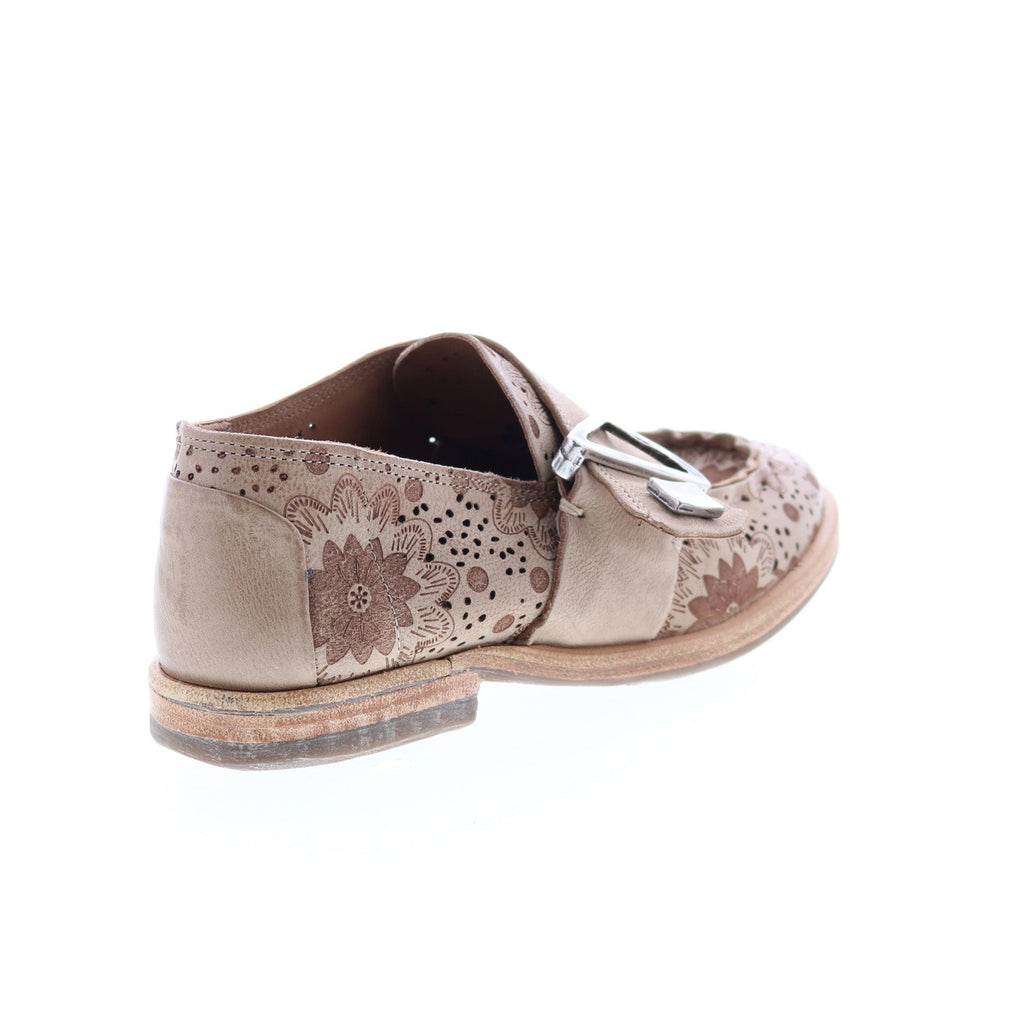 Zeno Floral 630142-101 Womens Brown Loafers & Slip Ons Casual Shoes