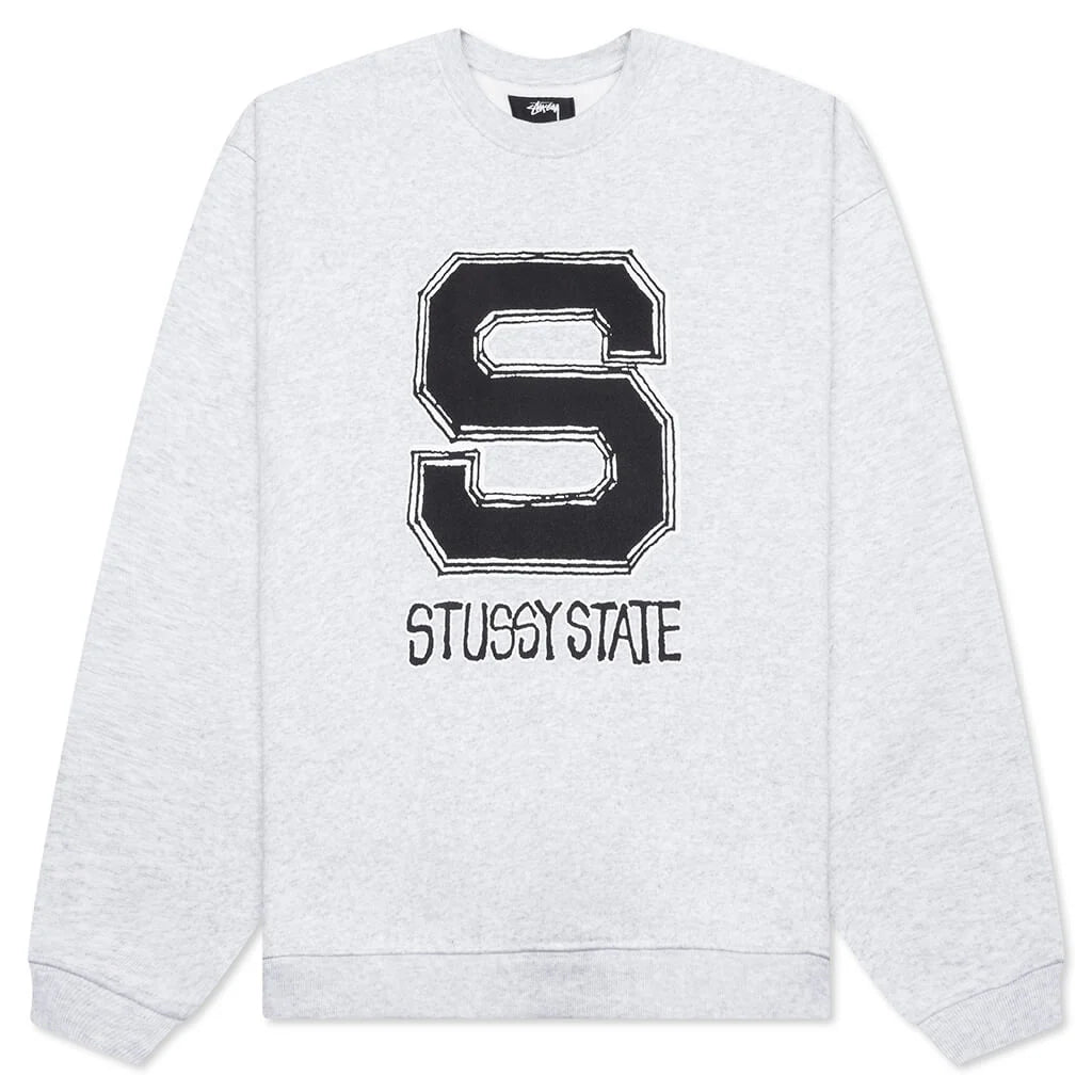 Stüssy State Crew Ash Heather