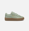 Fenty Creeper Phatty Earth Tone Womens Lifestyle Shoe Green Fog Gold Gum