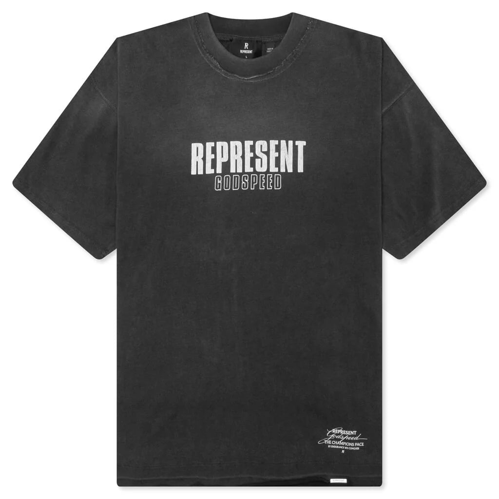 Godspeed T Shirt Aged Black