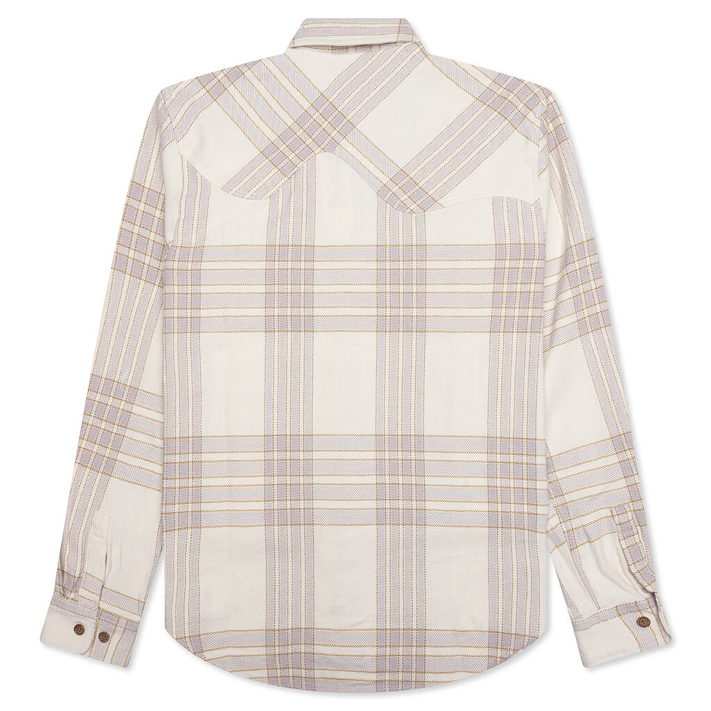 Snow White L S Woven Plaid