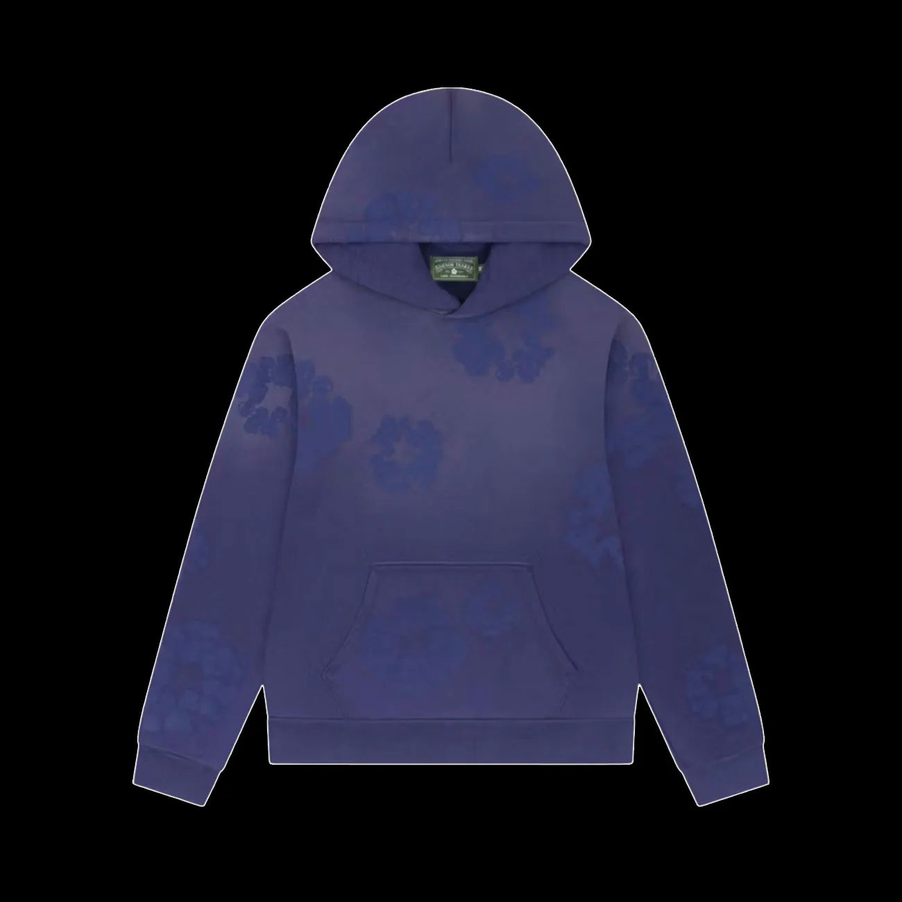 Denim Tears Mono Wreath Hoodie Navy