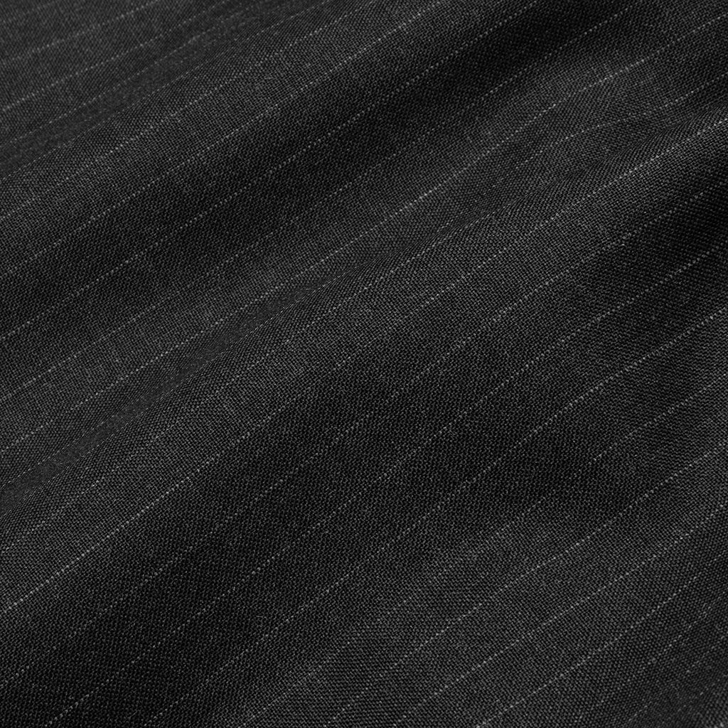 Japanese Wool Field Short Black Pinstripe
