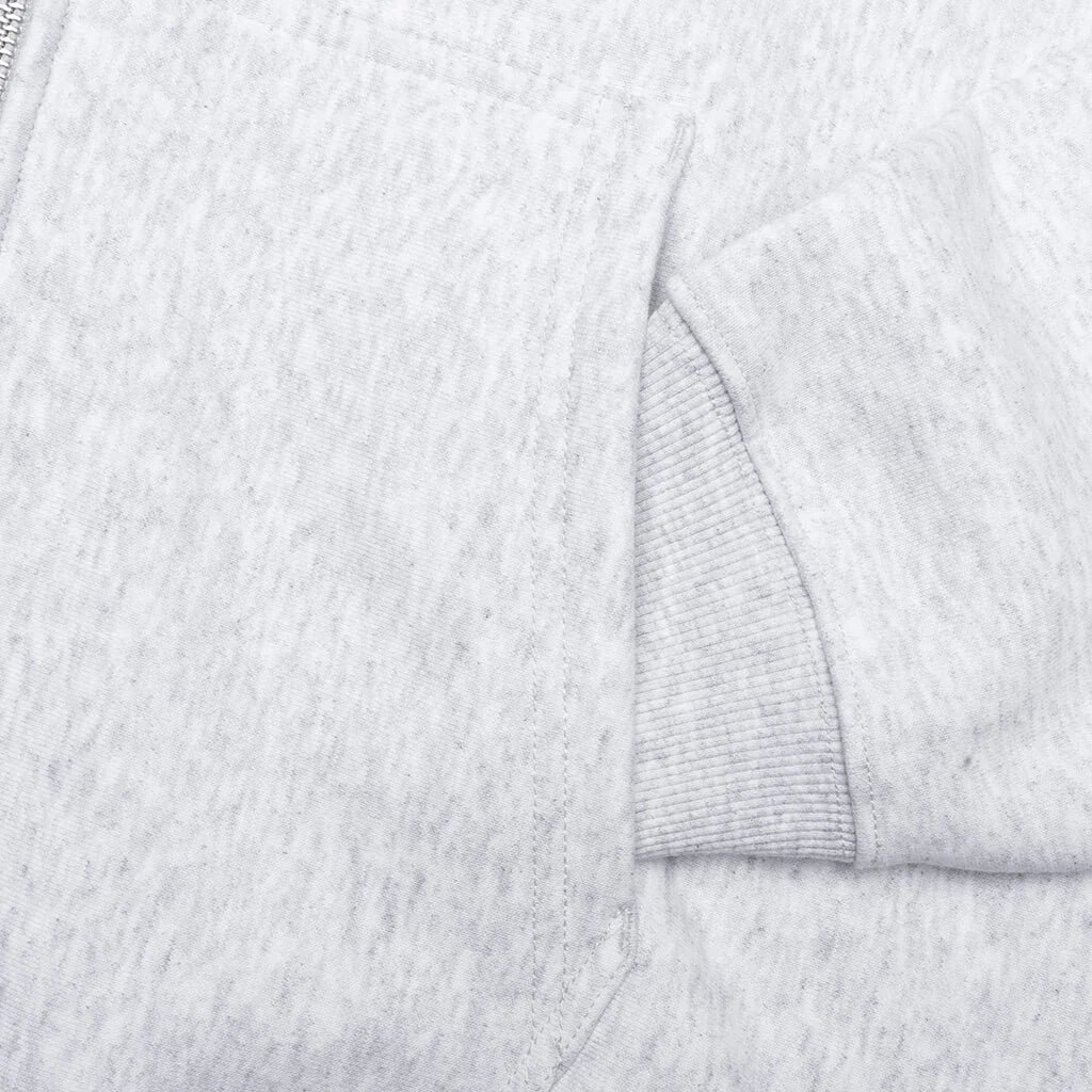 Mirror Zip Hoodie Ash Heather