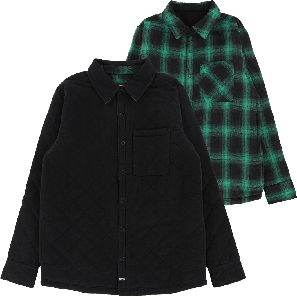Creature Switch L S Reversible Top Black Green
