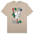 Flower T Shirt Beige