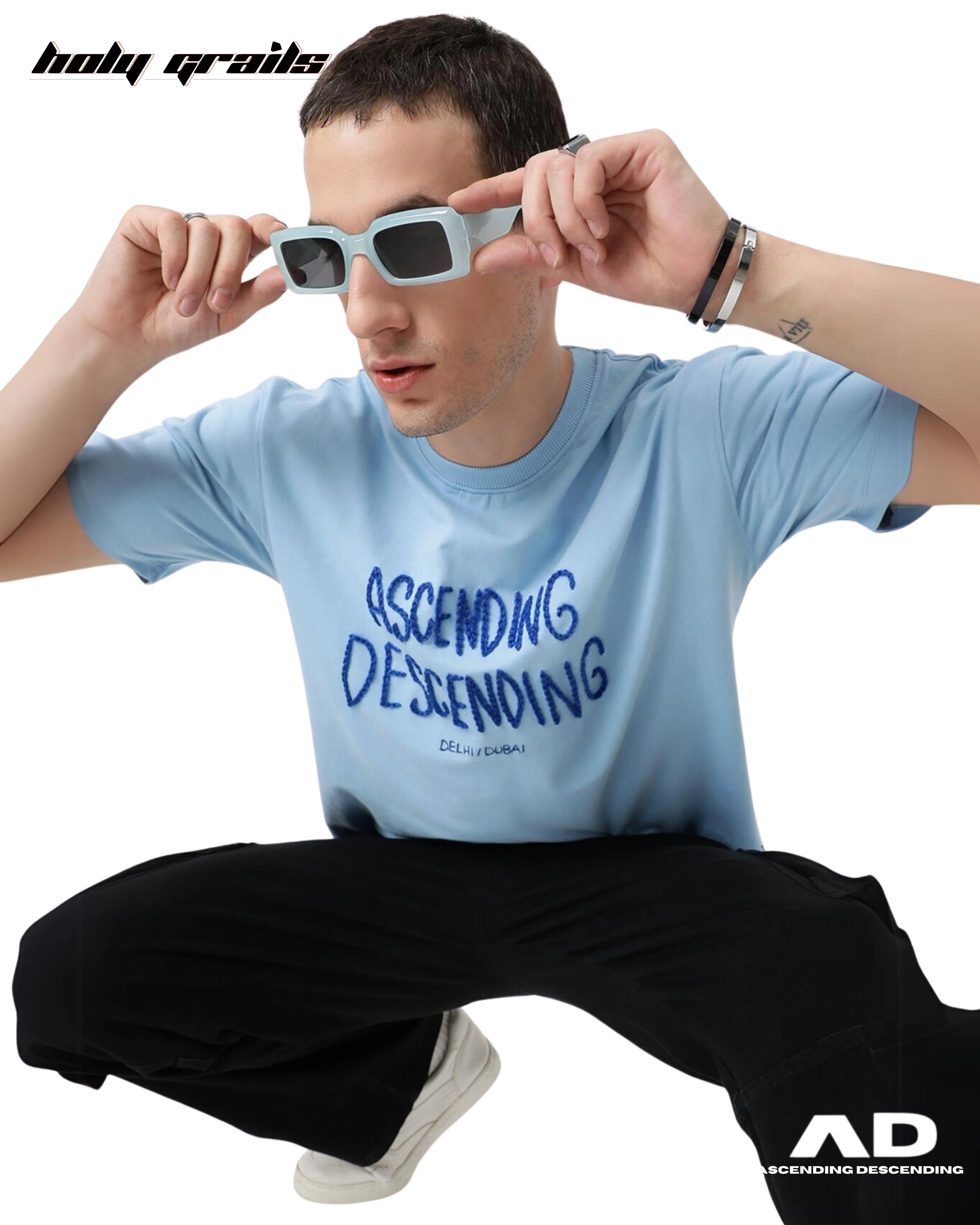 Aari Blue T Shirt HG x Ascending Descending