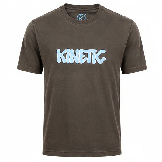 Kinetic BANNED Logo Tee Vintage Brown