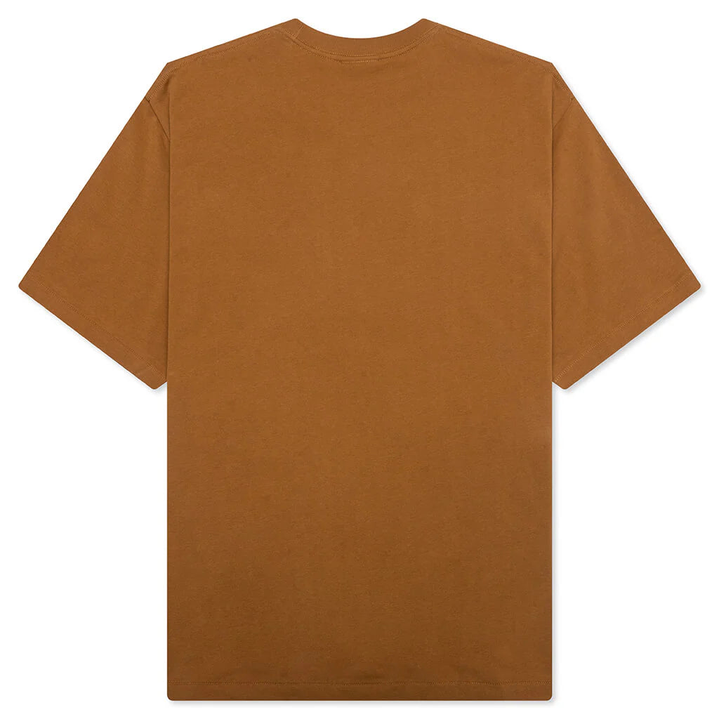 STA Houndstooth College Relaxed Fit Tee Brown