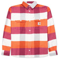 Lyman L S Shirt Lyman Check Kumquat