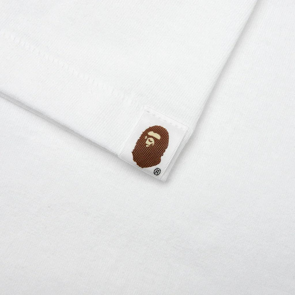 1st Camo Big Ape Head Tee White Yellow