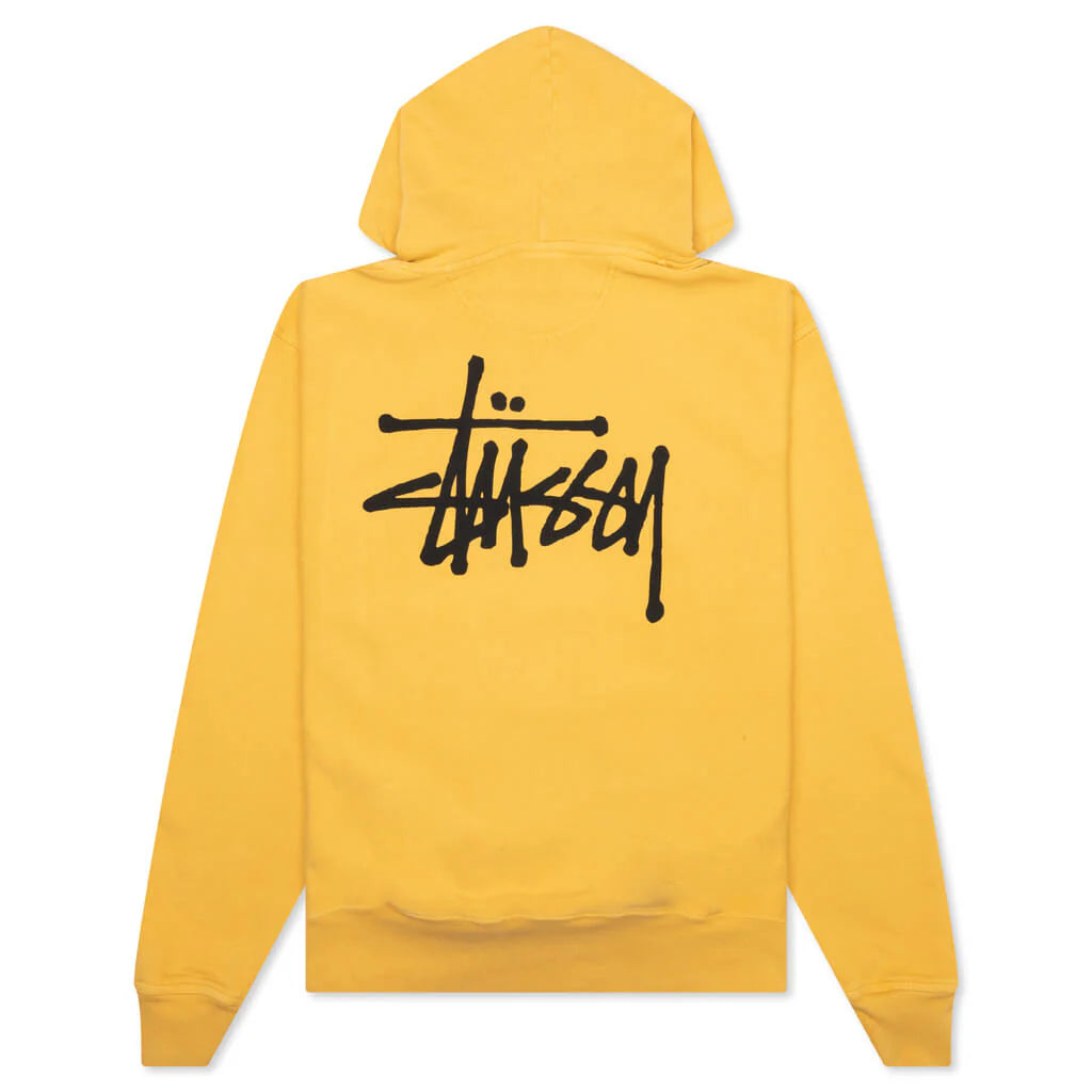 Basic Stussy Pigment Dyed Hoodie Honey