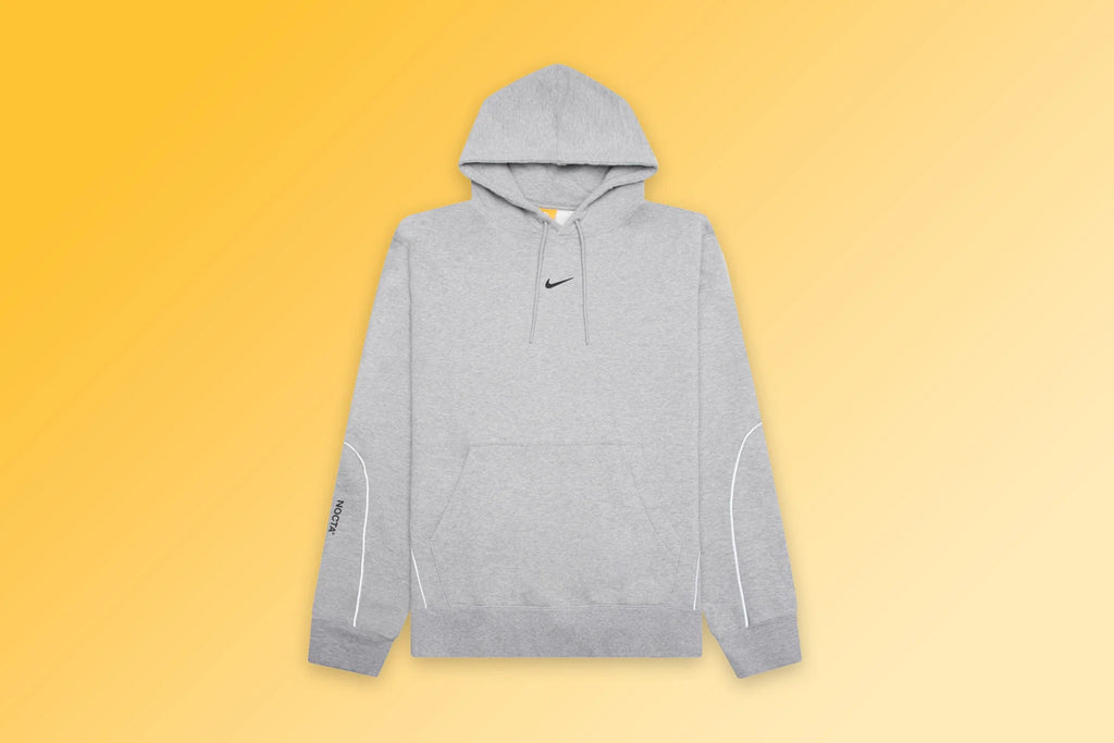 Nike x NOCTA Fleece CS Hoodie Heather Grey Matte Silver Black