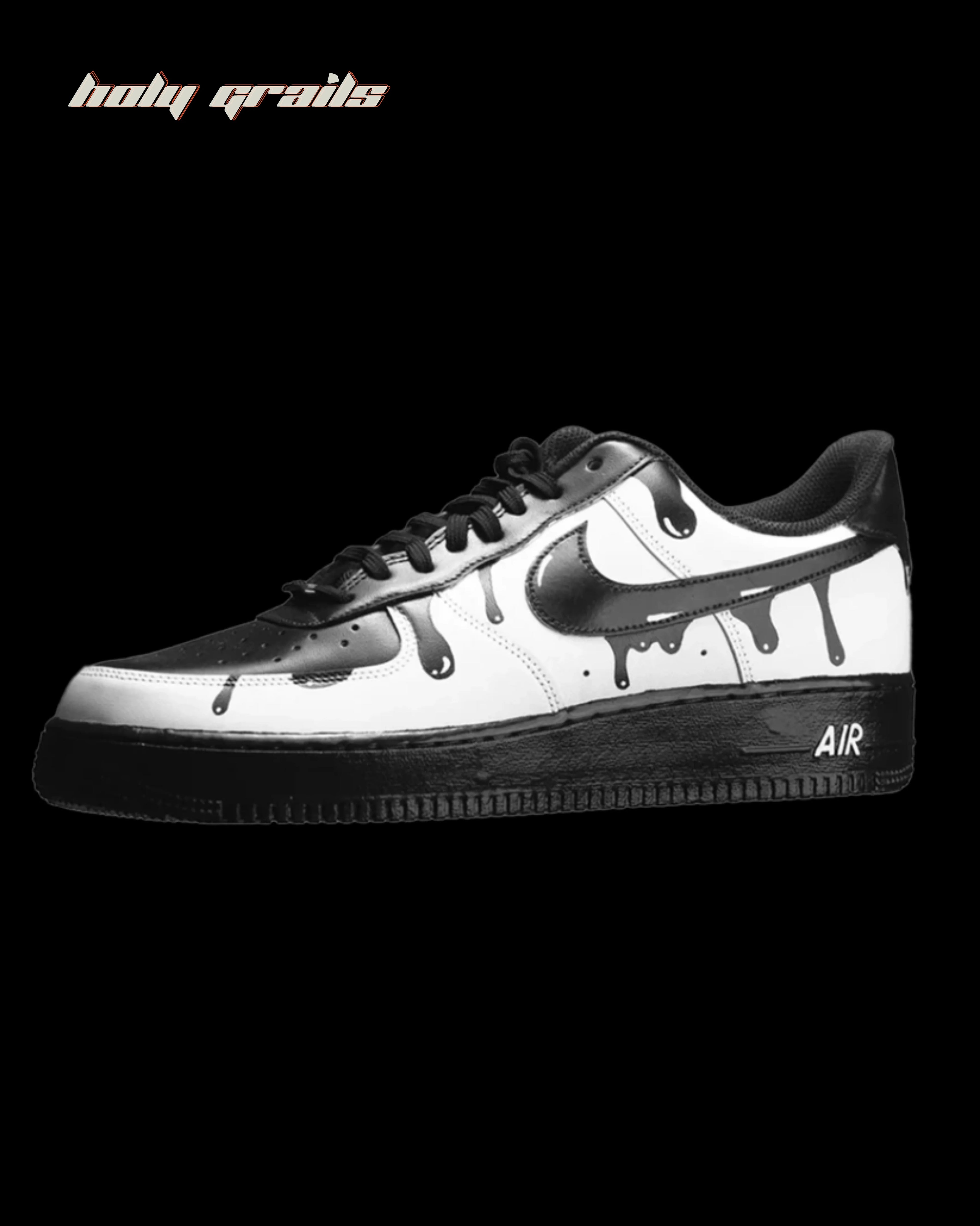 Air Force 1 x Black White Drip