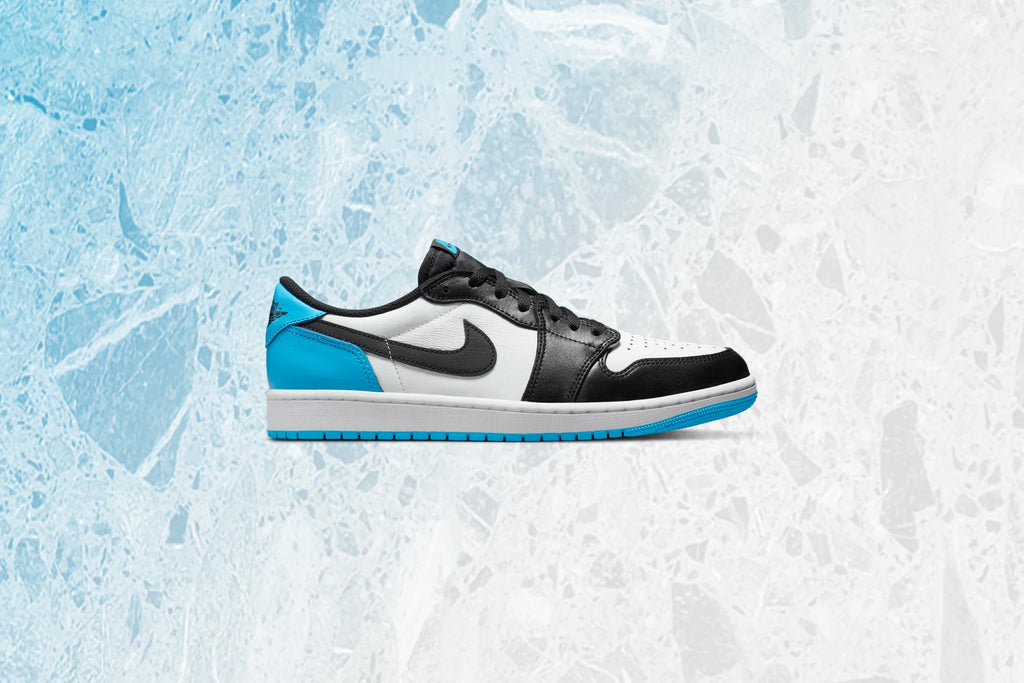 Air Jordan 1 Low OG White Dark Powder Blue Black