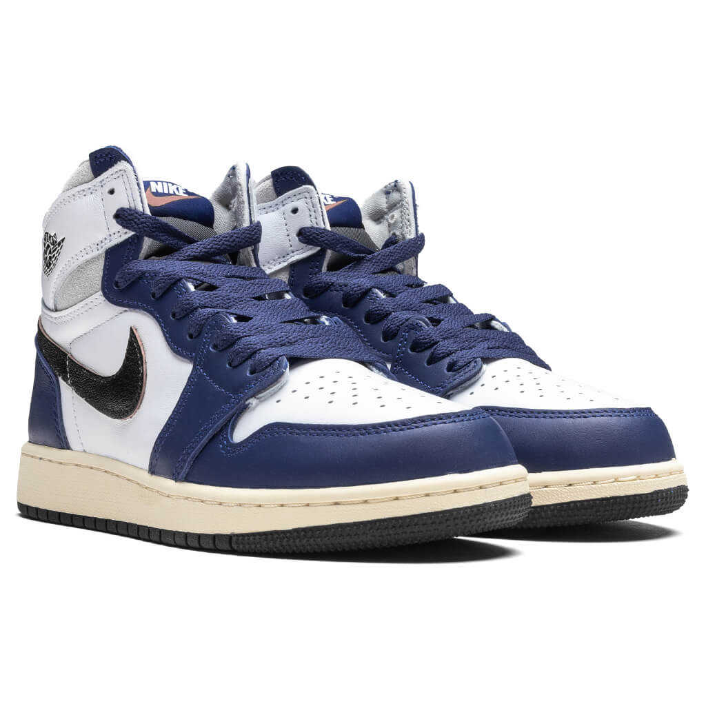 Air Jordan 1 Retro High OG Rare Air White Black Neutral Grey Deep Royal Blue