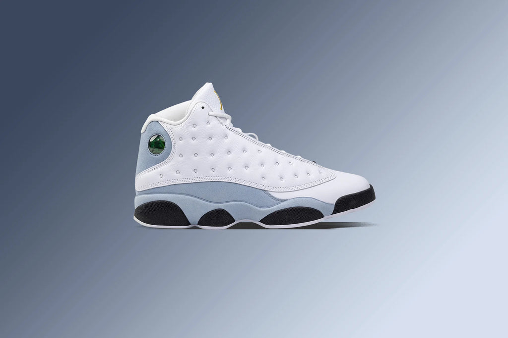 Air Jordan 13 Retro White Yellow Ochre Blue Grey