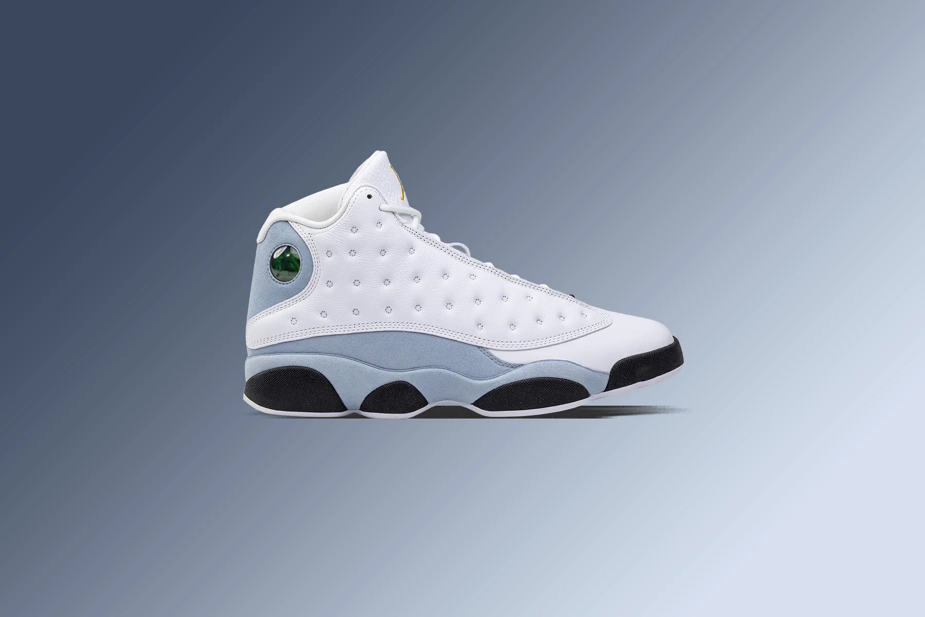 Air Jordan 13 Retro White Yellow Ochre Blue Grey