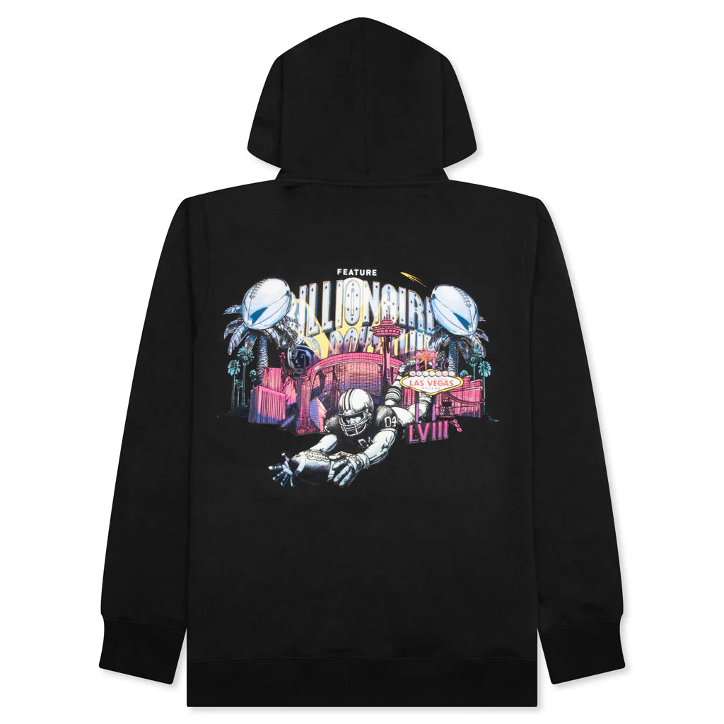 Feature x Billionaire Boys Club Stadium Hoodie Black