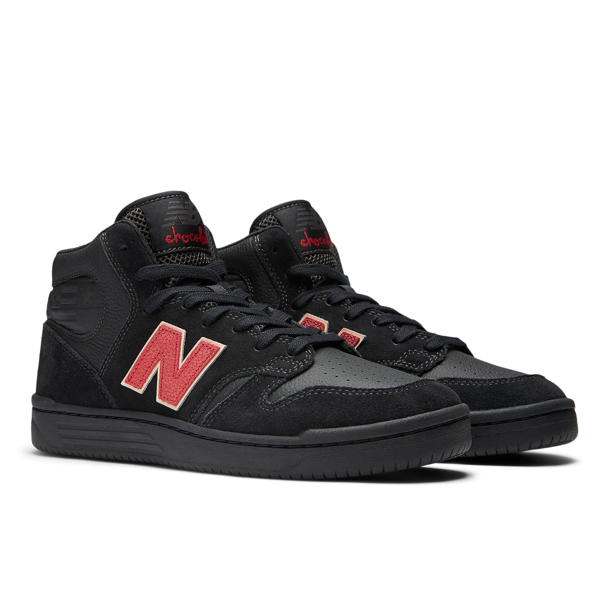 New Balance Numeric X Chocolate 480 High Black Red
