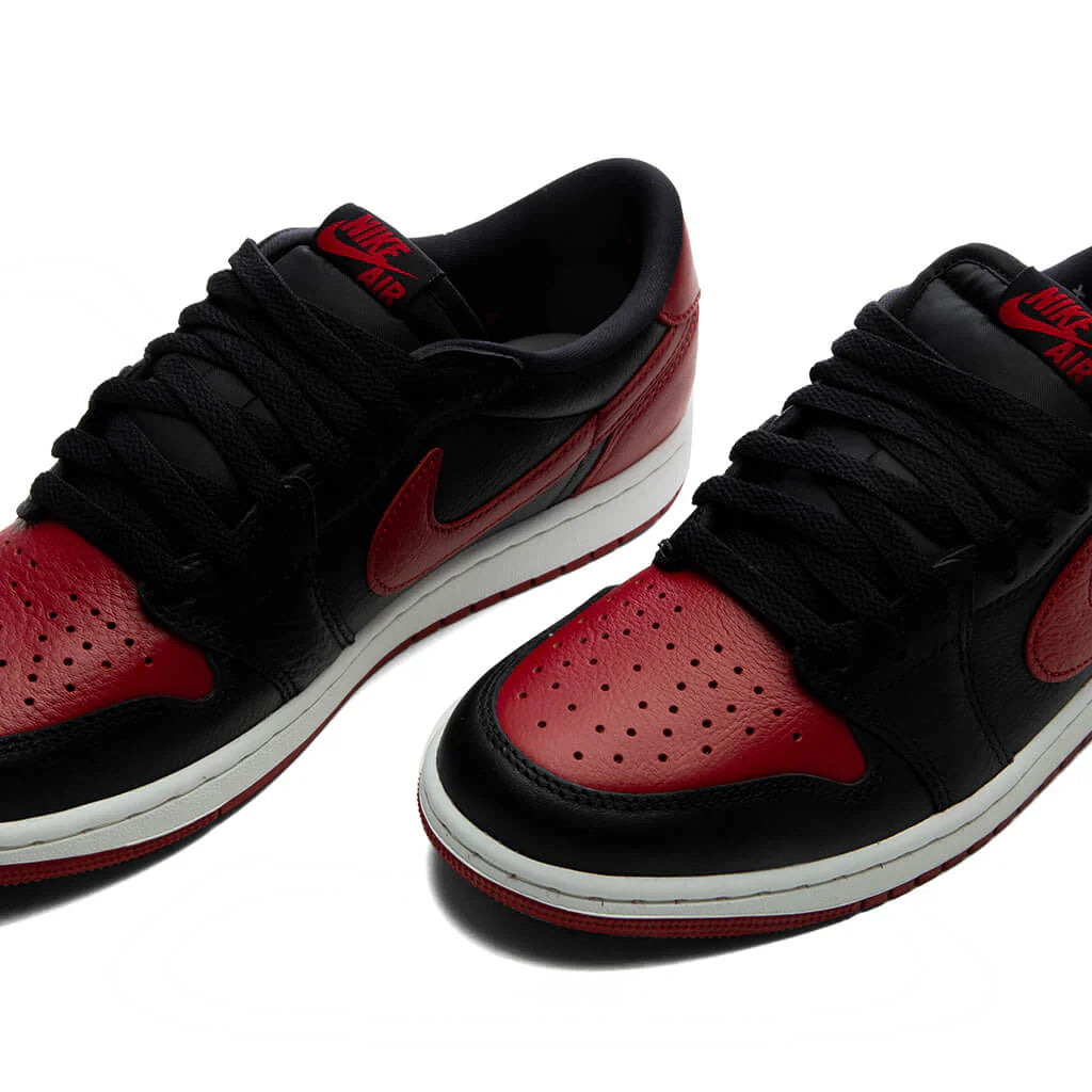 Air Jordan 1 Retro Low OG Banned Black Varsity Red Summit White