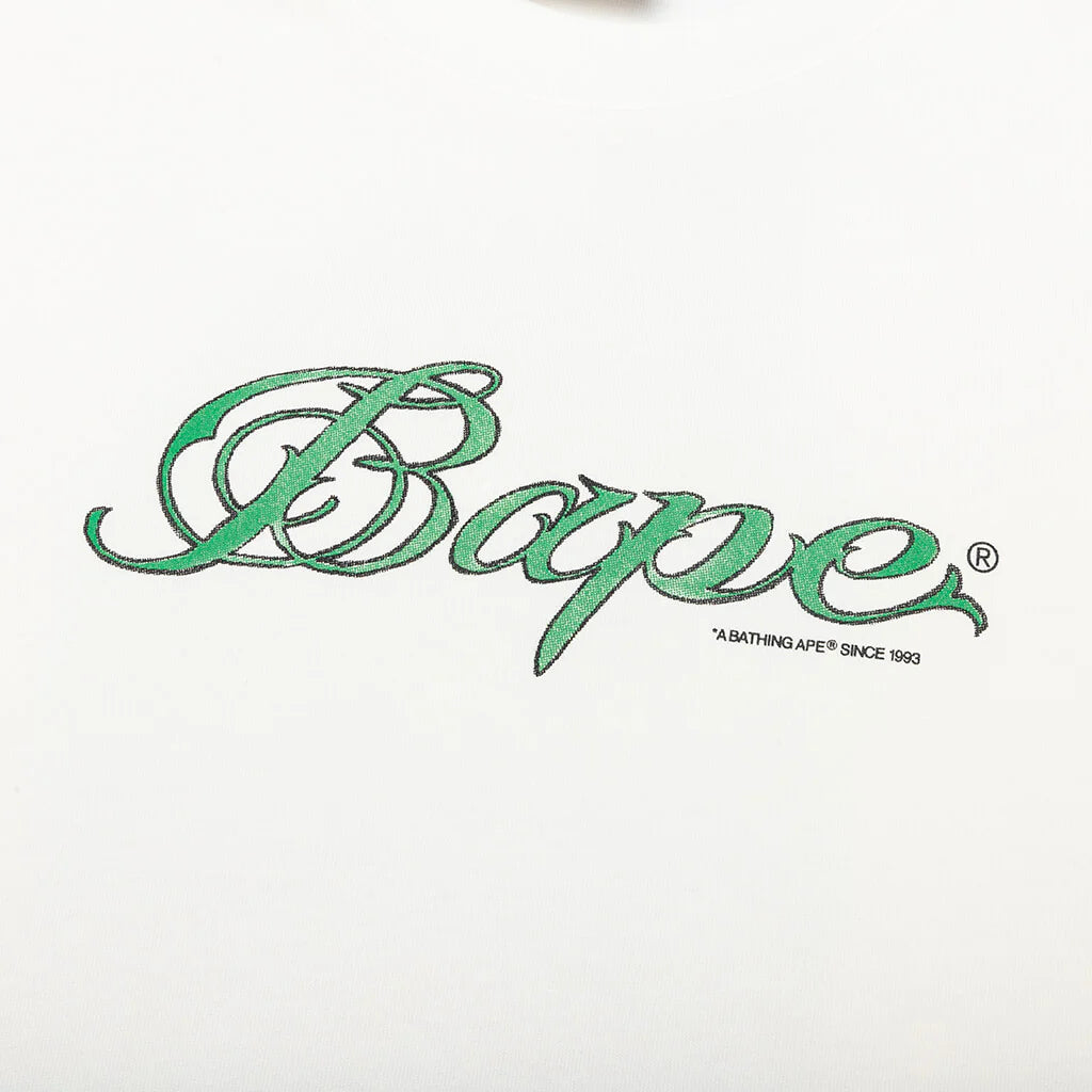 Logo Relaxed Fit Tee Ivory