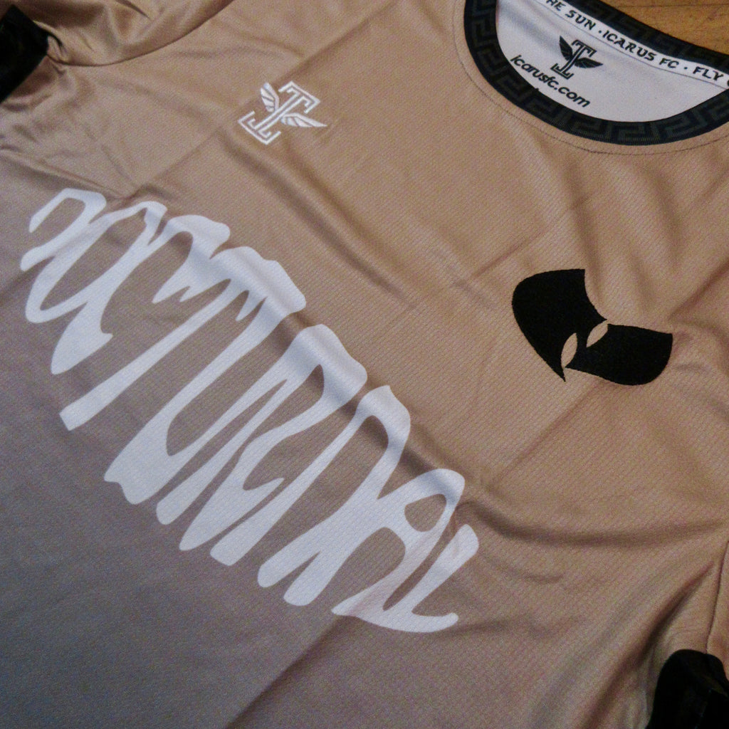Nocturnal Soccer Jersey Tan Grey Fade