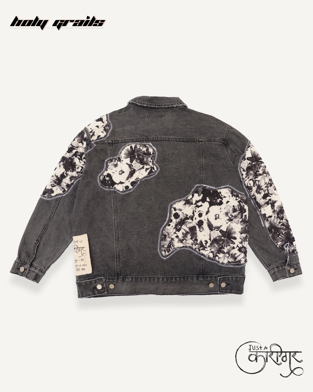 Inner Workings Black Denim Jacket HG x Just A Karigar