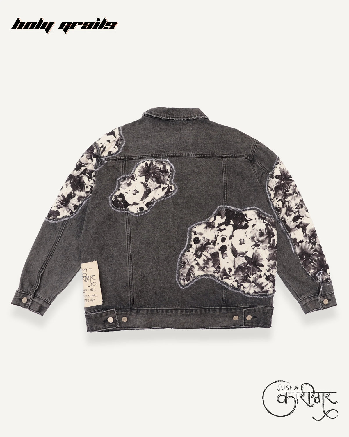 Inner Workings Black Denim Jacket HG x Just A Karigar