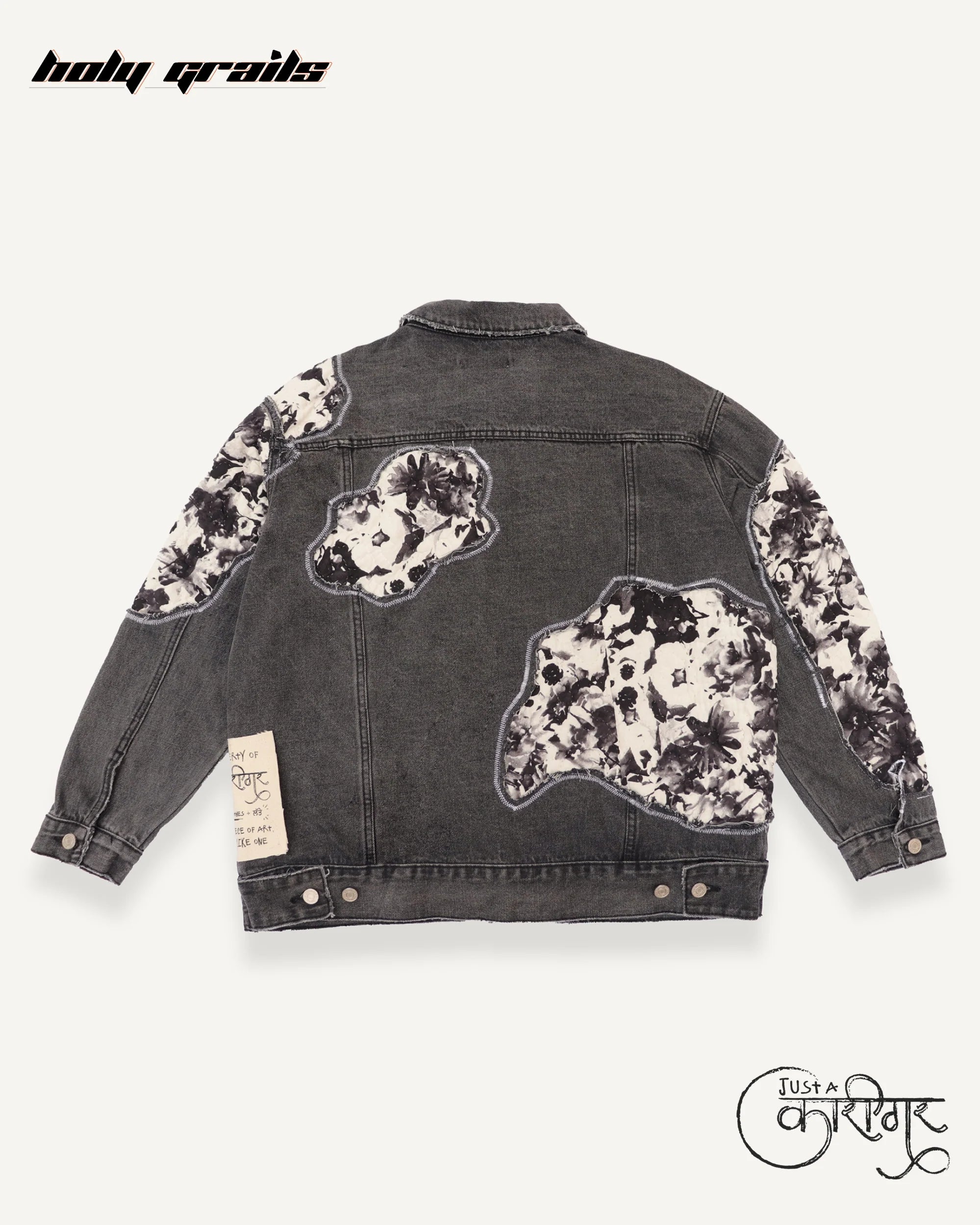 Inner Workings Black Denim Jacket HG x Just A Karigar