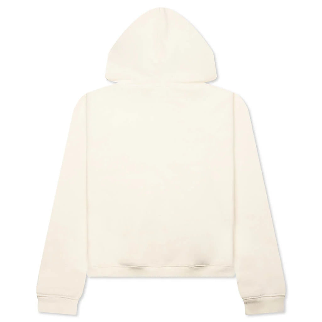Outline Zip Hoodie Ivory