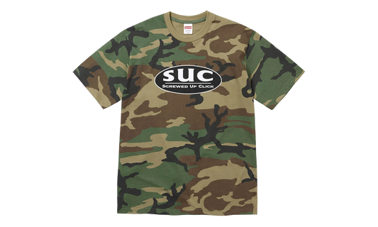 DJ Screw SUC Tee "SS26 - Woodland Camo" SU27361