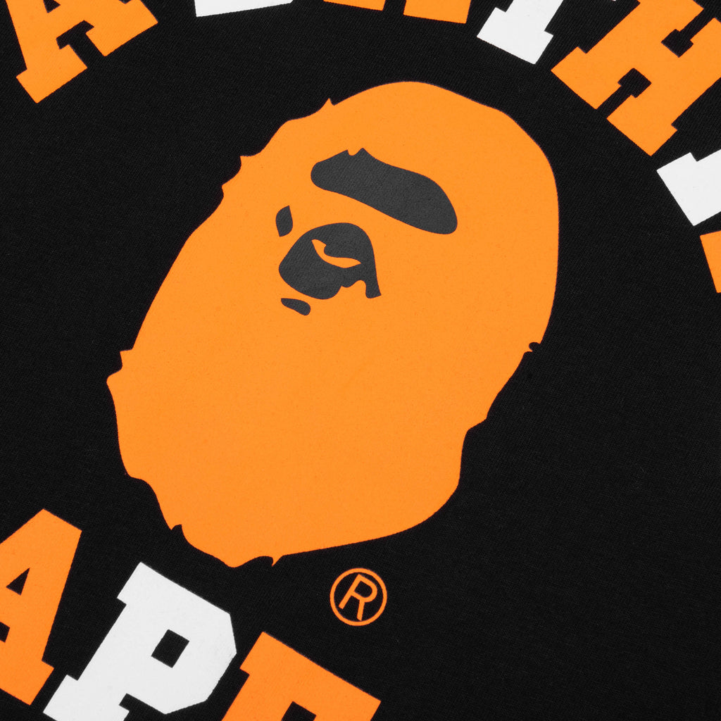 Feature x Bape College Relaxed Fit Tee Black
