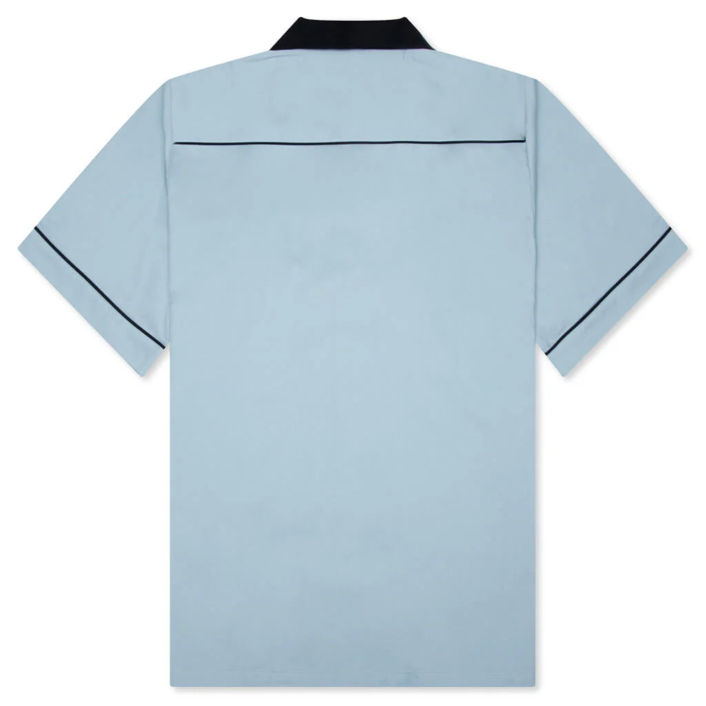 S S Bowl Shirt Blue Fog Black