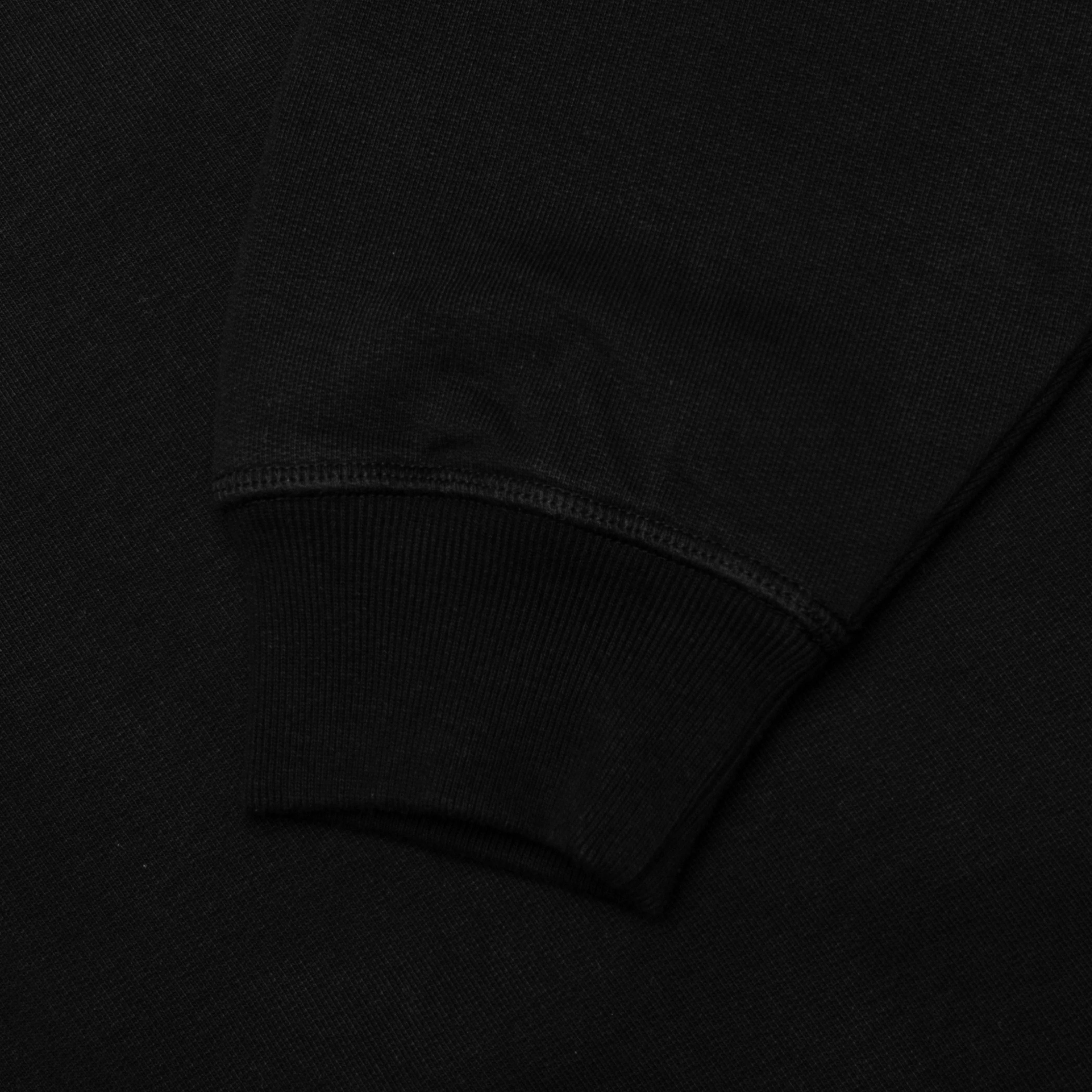 Blob Logo Crew Neck Sweatshirt Washed Black