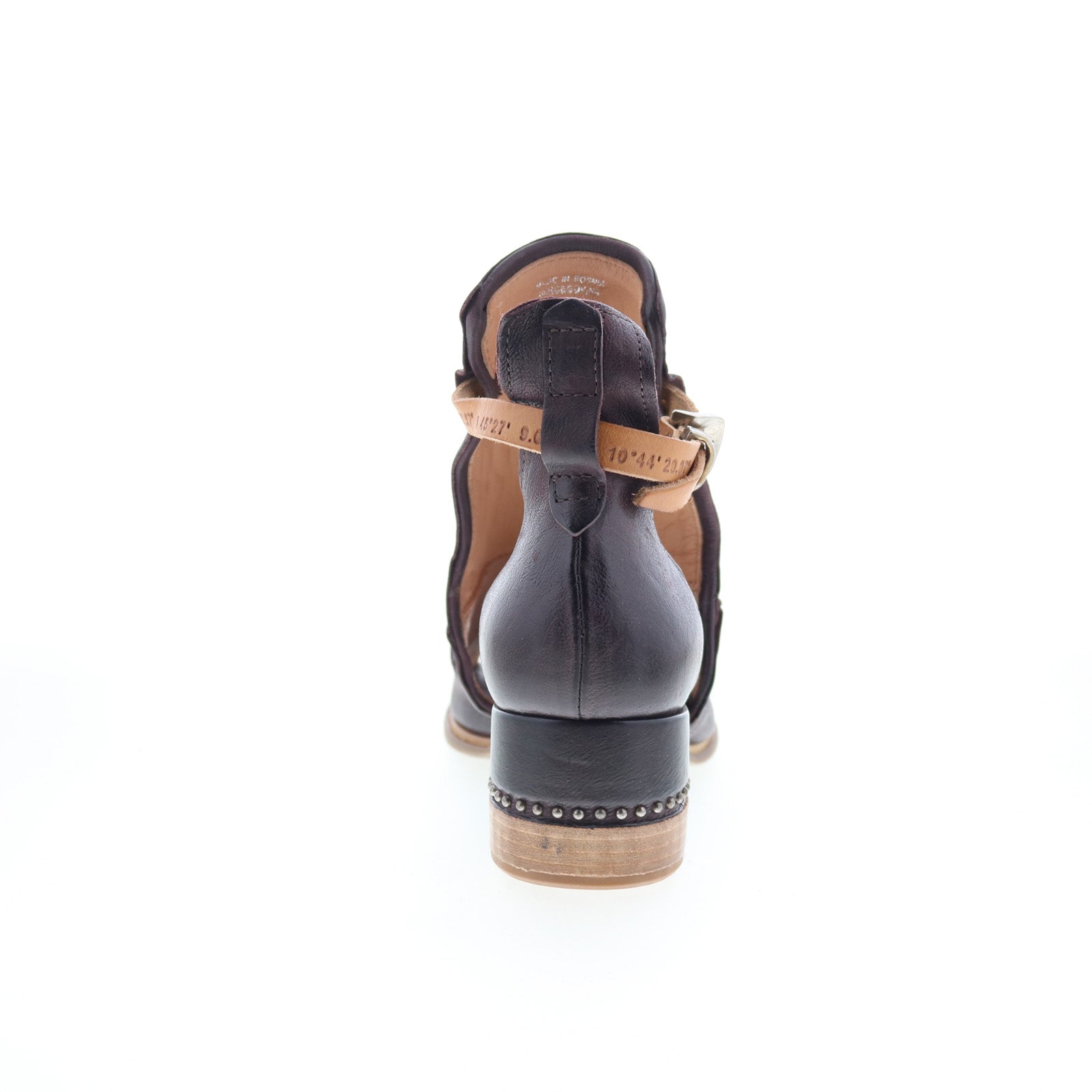 Markie 672013-201-0004 Womens Brown Leather Wedges Sandals Shoes