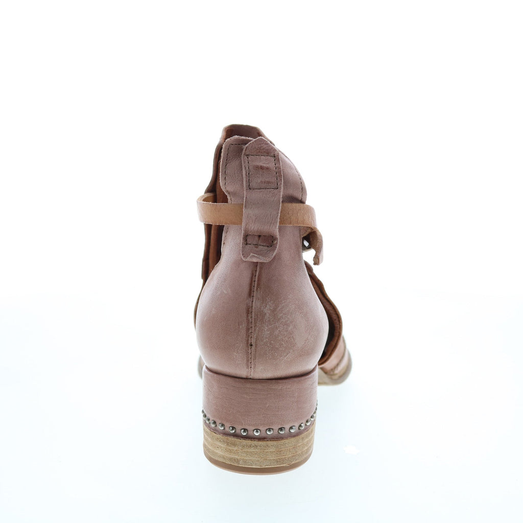 Maudie 672025-101 Womens Brown Leather Heeled Sandals Shoes