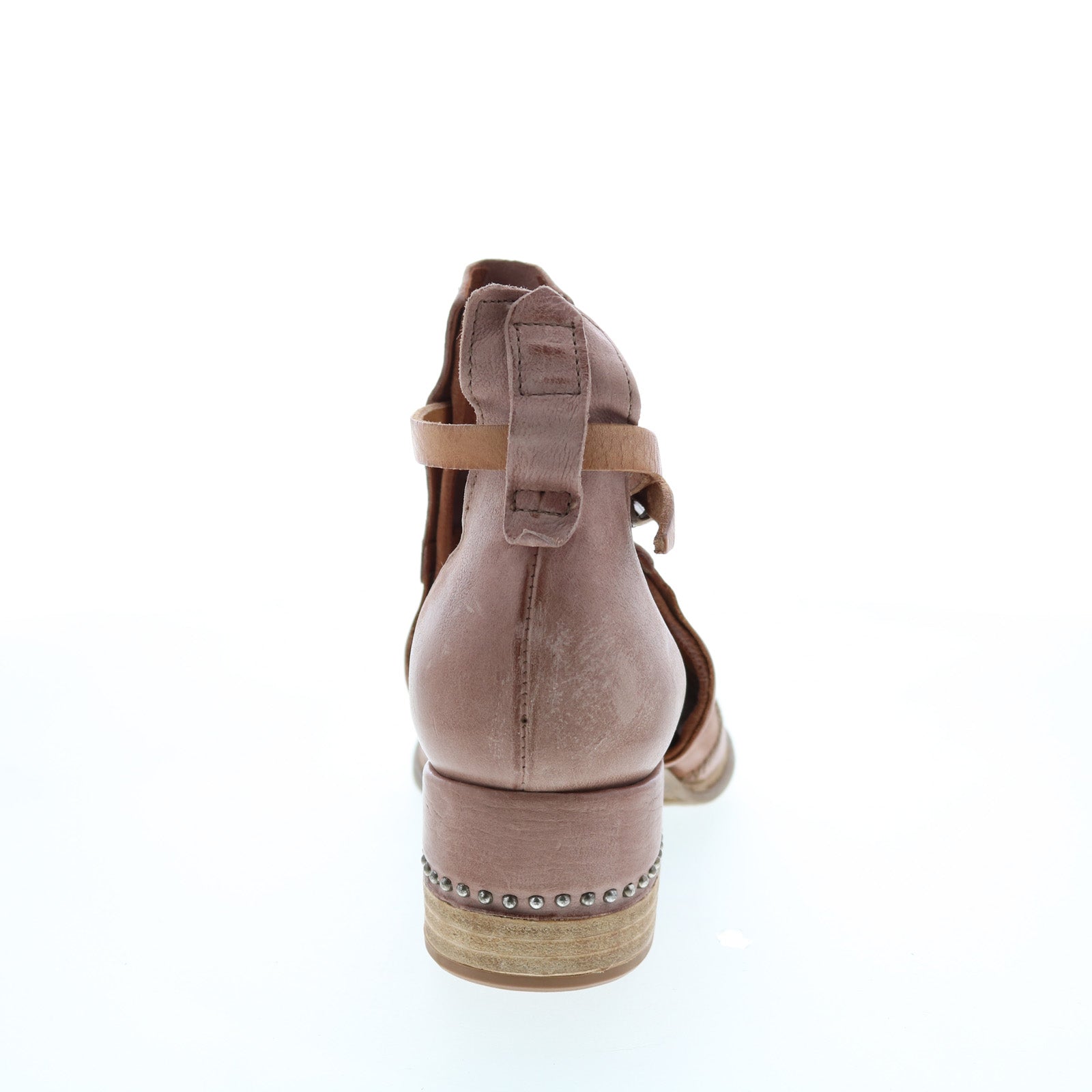 Maudie 672025-101 Womens Brown Leather Heeled Sandals Shoes