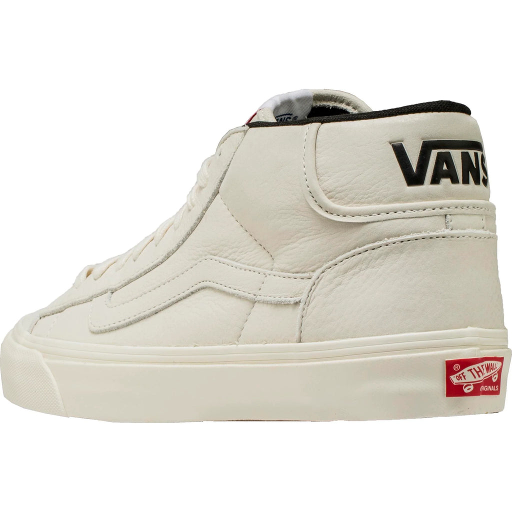 Vault OG Mid Skool Mens Skate Shoes White Gum