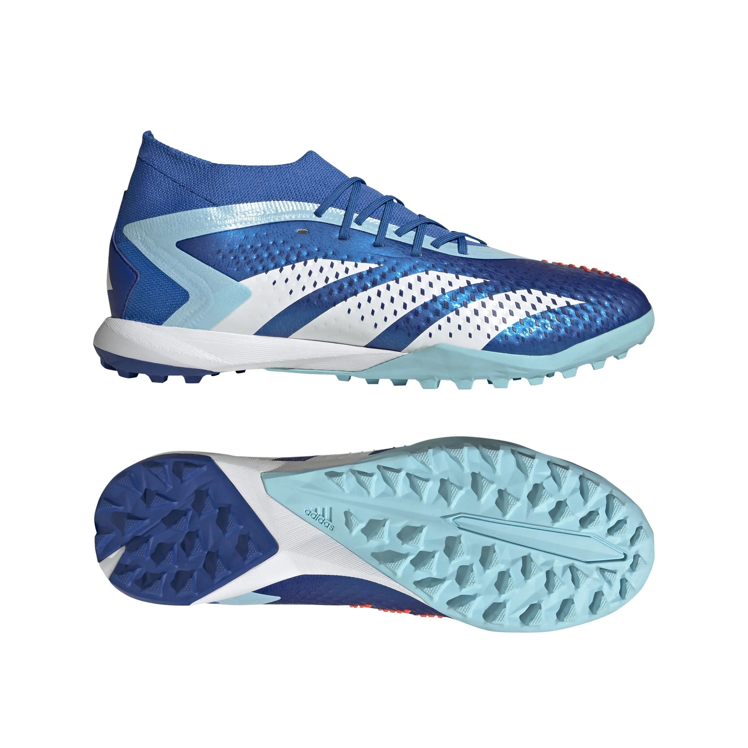 adidas Predator Accuracy1 TF Turf Soccer Cleats Bright Royal White Bliss Blue