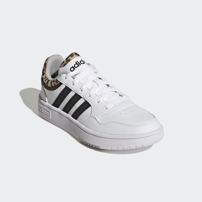 Women's Hoops 3.0 Basketball Low Classic Leopard Graphic Shoes
