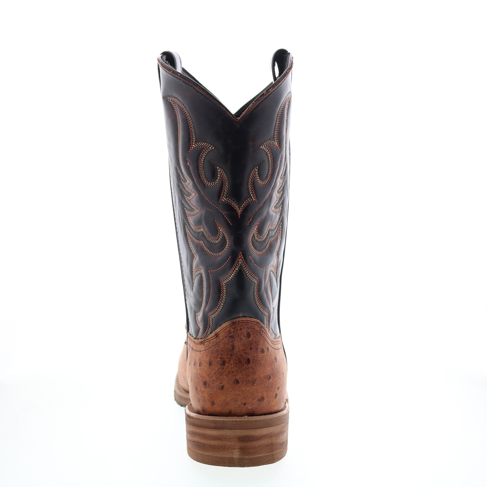 6750 Mens Brown Leather Slip On Cowboy Western Boots