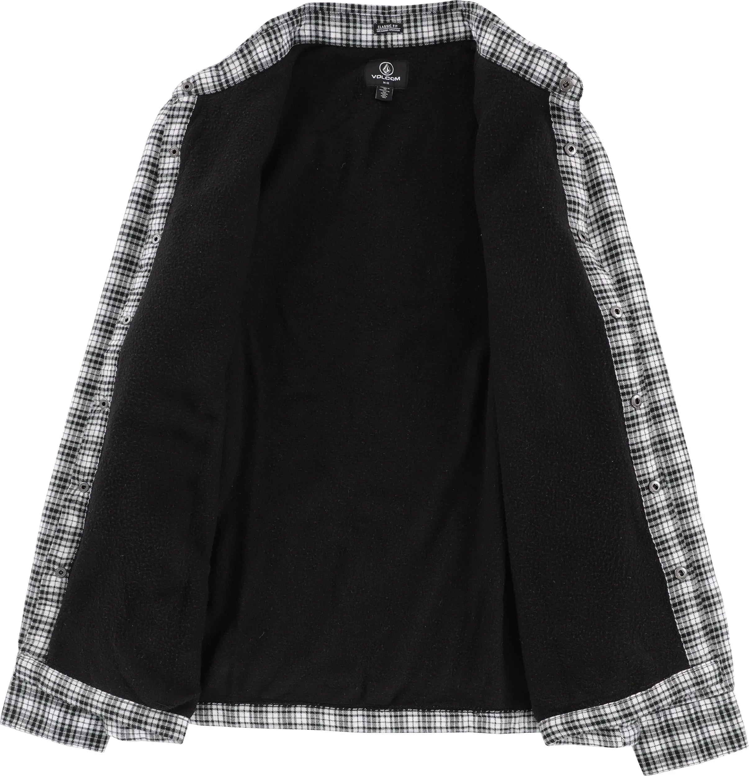 Volcom Wilderstone Flannel Shirt Dirty White