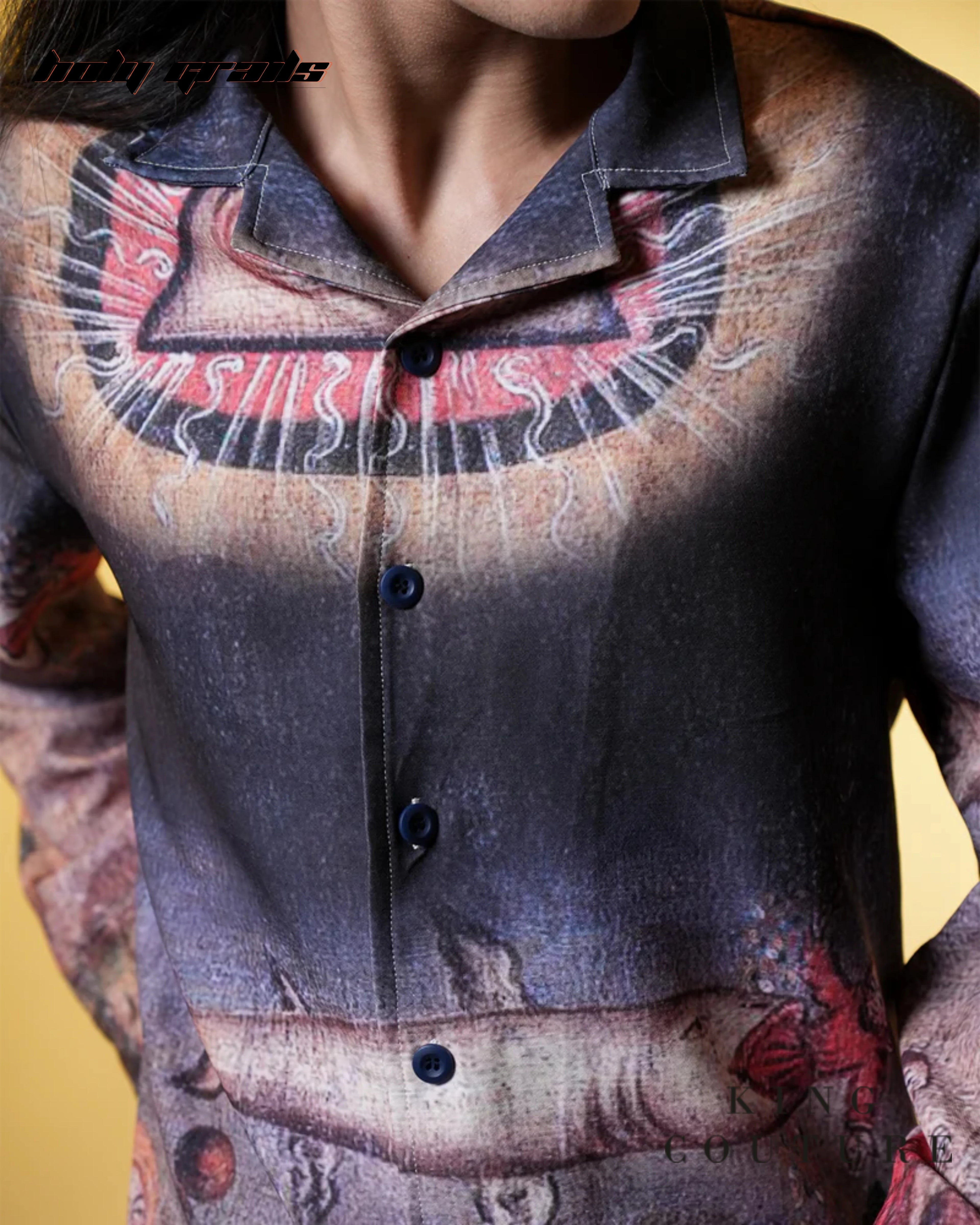 Monarch Crest Full Sleeve Shirt HG x King Couture