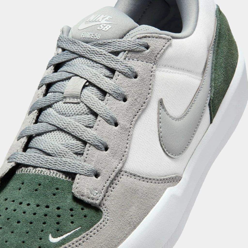 Nike SB Force 58 White Flat Sliver Fir