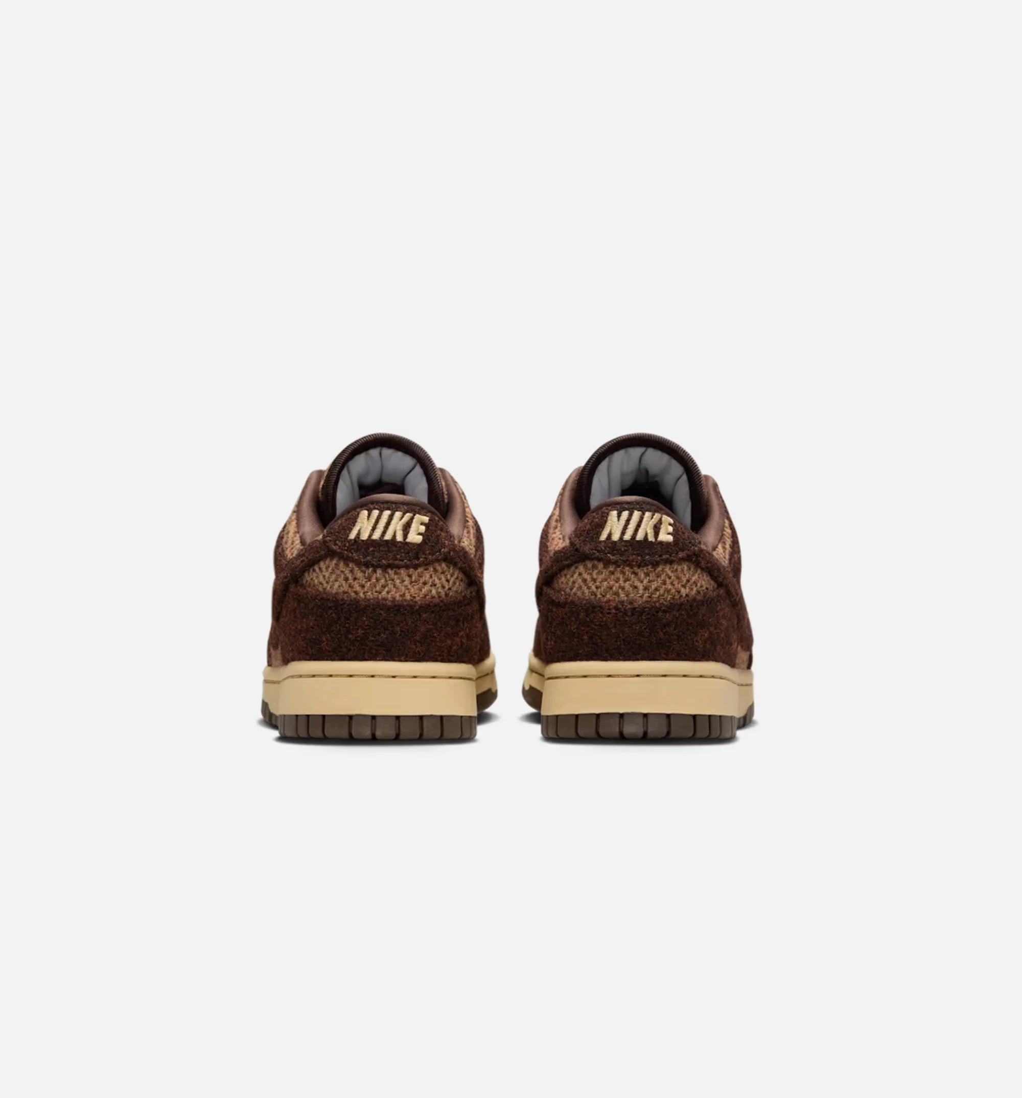 Dunk Low x Harris Tweed Womens Lifestyle Shoe Sesame Violet Mist Baroque Brown