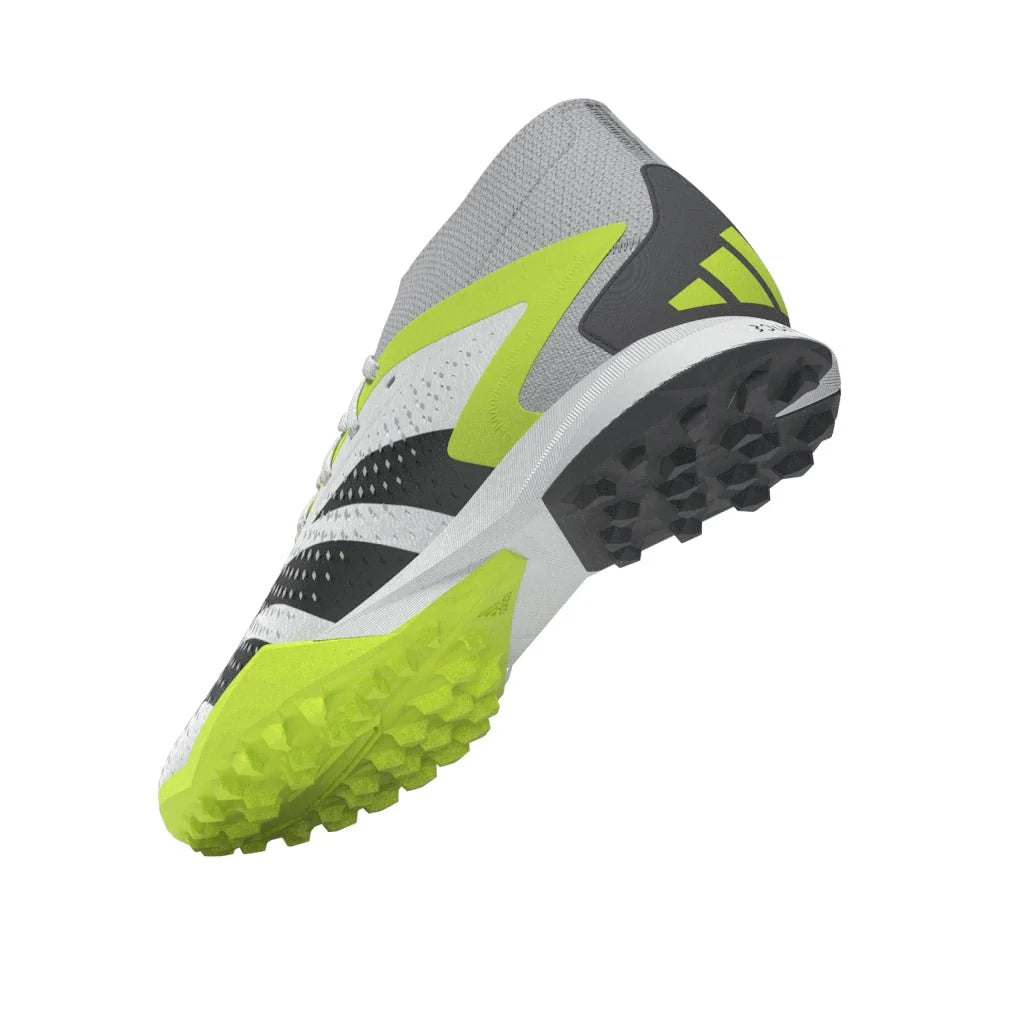 adidas Predator Accuracy1 TF Turf Soccer Cleats White Black Lucid Lemon
