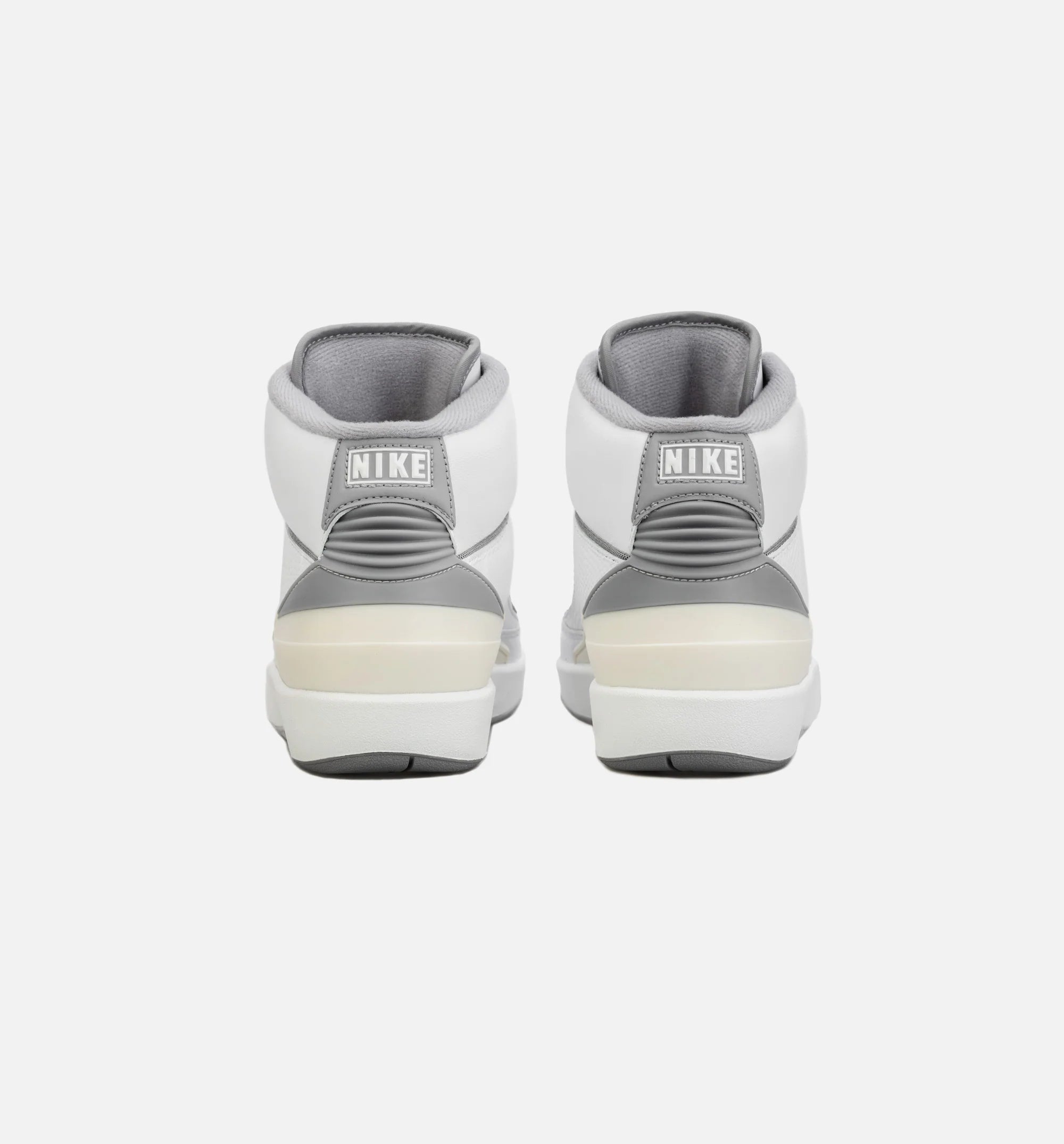 Air Jordan 2 Retro Cement Grey Grade School Lifestyle Shoe White Grey
