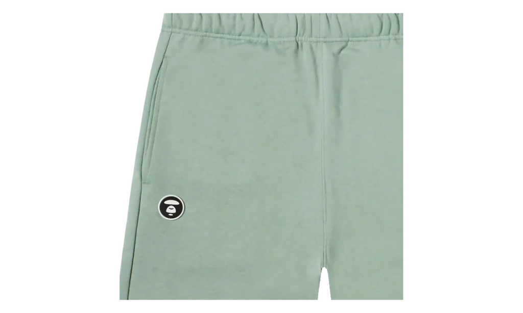 AAPE One Point Fleece Shorts "Green" 9G00B8X0
