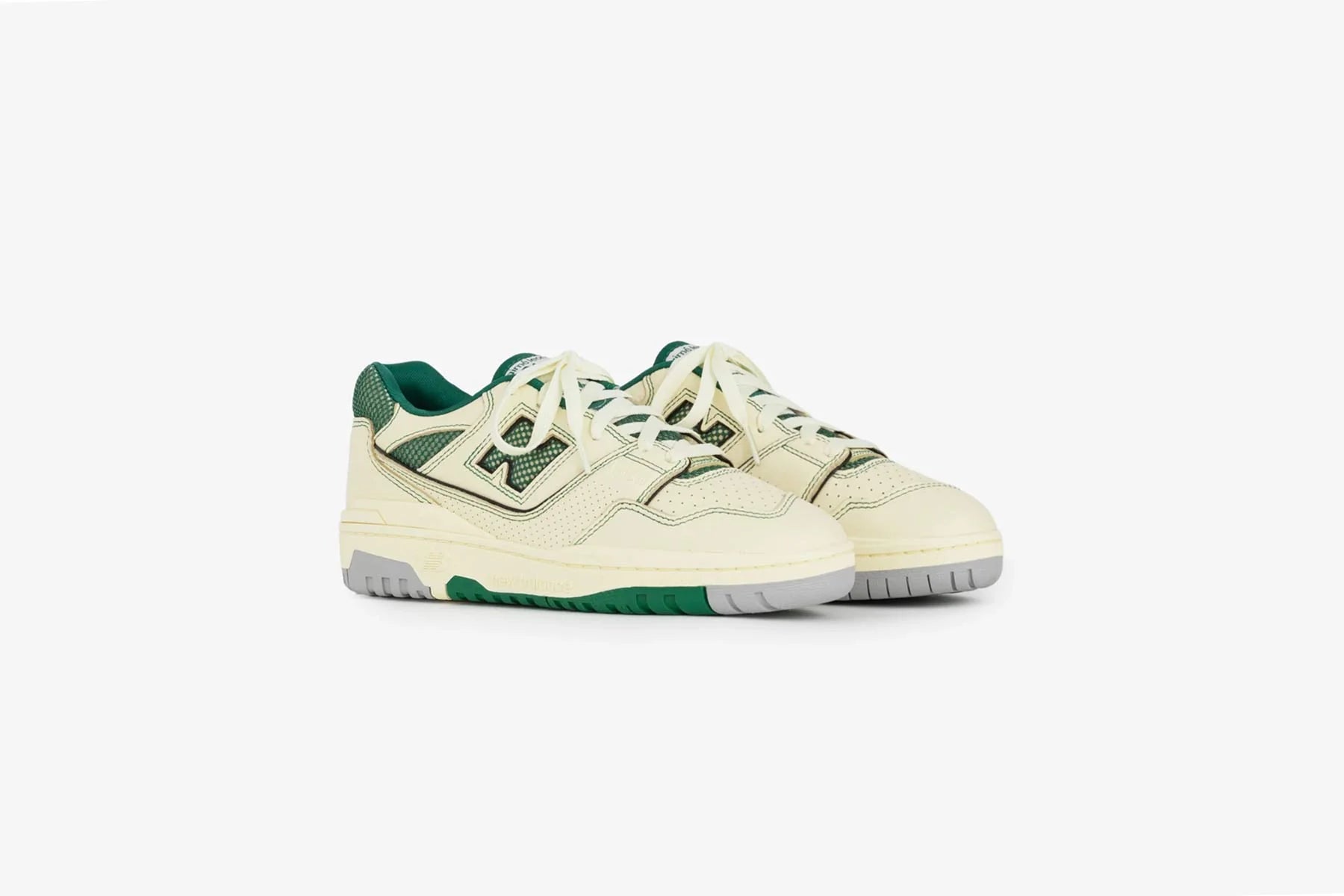 New Balance x Aime Leon Dore P550 Basketball Oxfords White Green